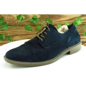 Calvin Klein Shoes Sz 9 M Dark Blue‎ Derby Oxfords Leather Men